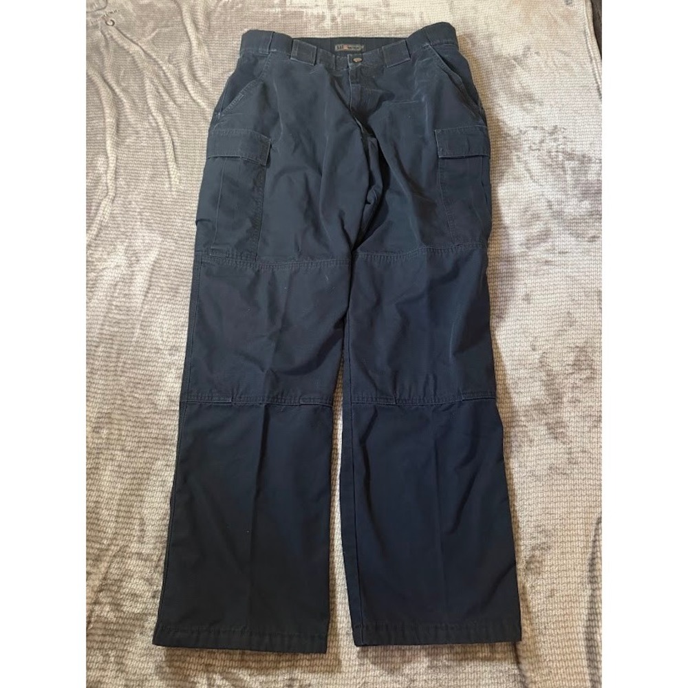 5.11 Tactical Mens Cargo Pants Navy Blue Utility Work Trousers 34x31